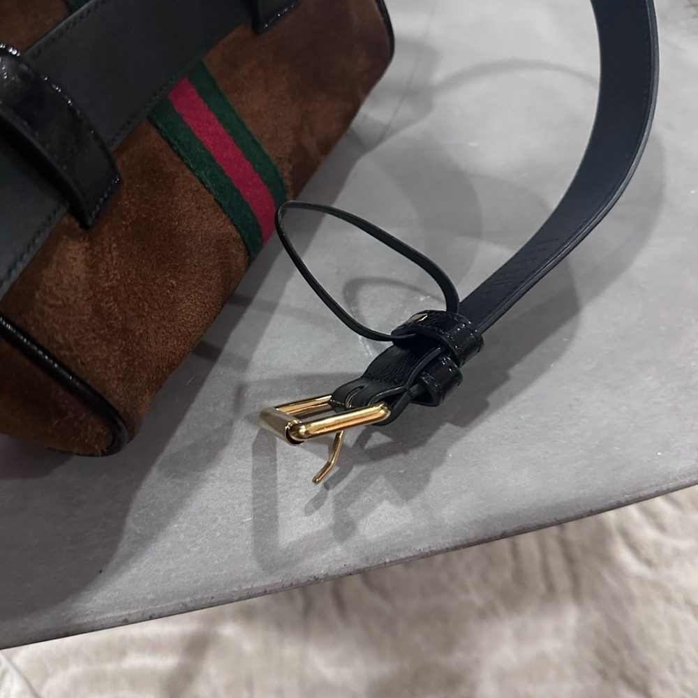 Rare Gucci Brown and black vintage waist bag - Picture 6 of 8